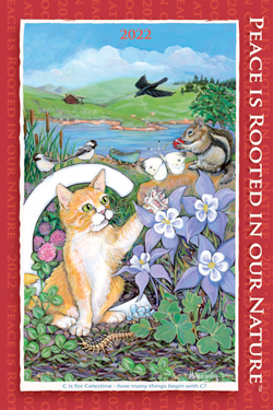 promotional postcard for Nature Illustrator Joyce Mihran Turley